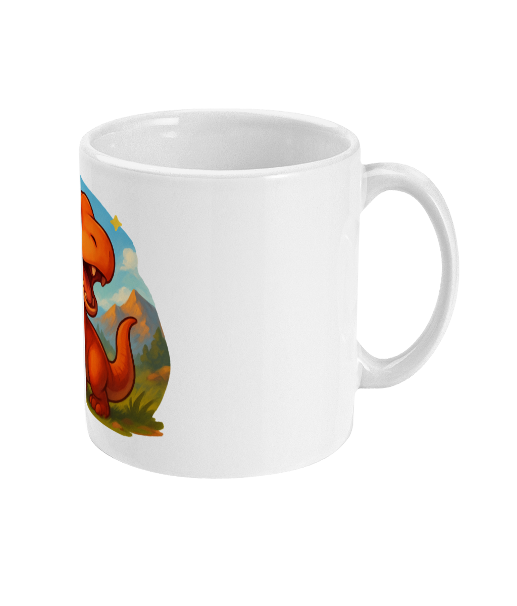 Roar & Pour: Happy Dino Mug (11oz Ceramic)