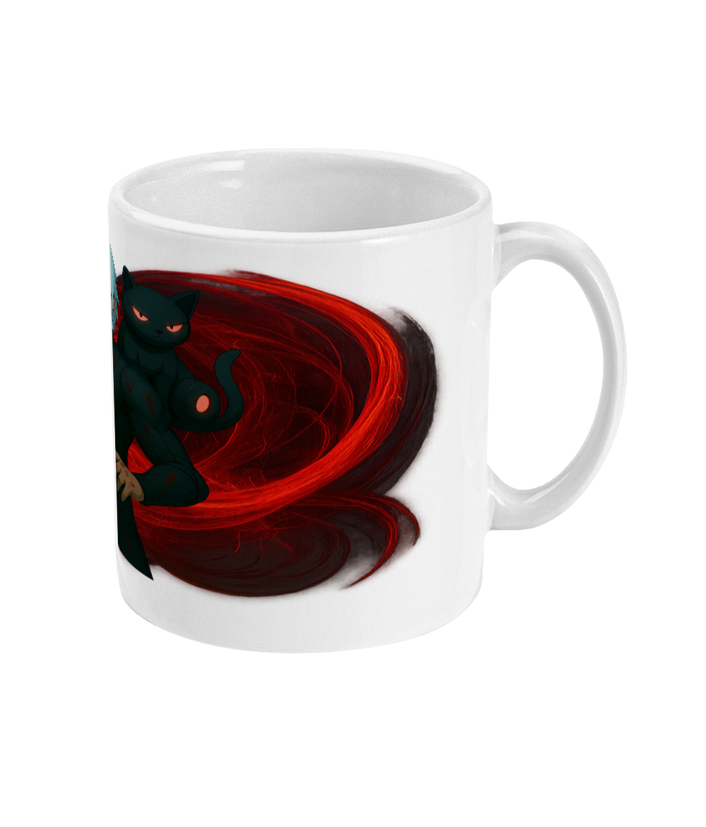 Bloodbound Familiar — Gothic Anime Ceramic Mug (11oz)