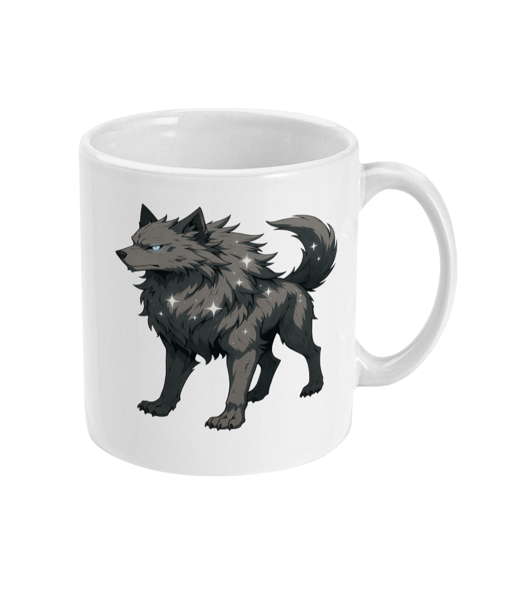 Twin Howl Ceramic Mug – Fierce Wolf Design (11oz)