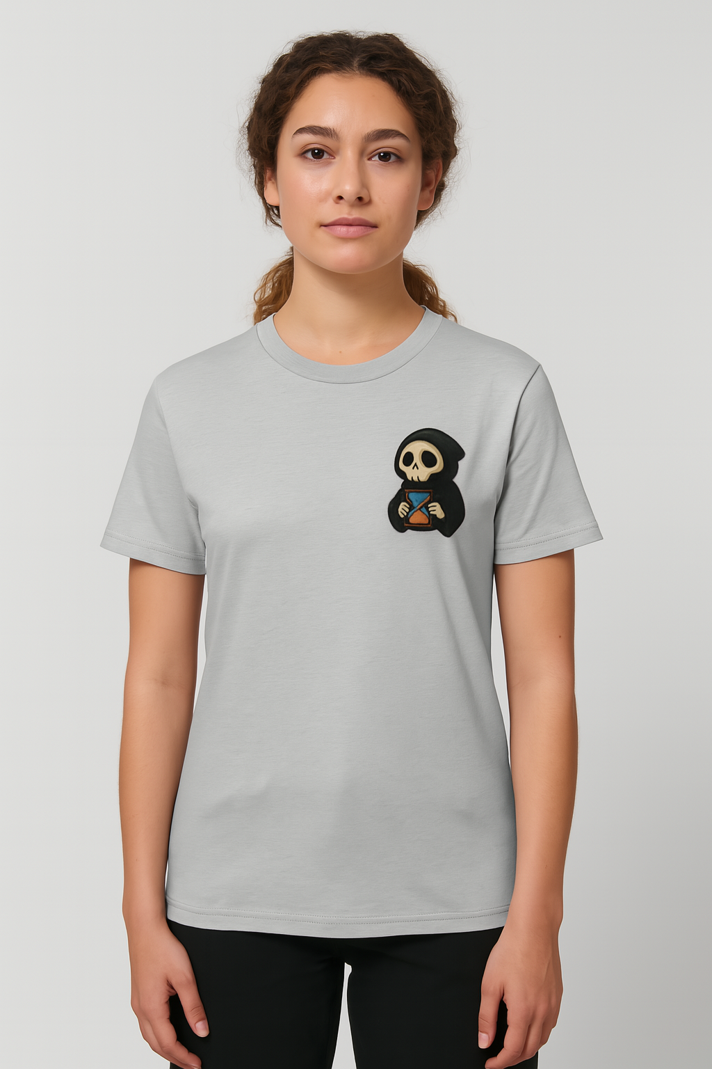 Grim Reaper Hourglass Unisex Tee – Time’s Up, Style’s On Point