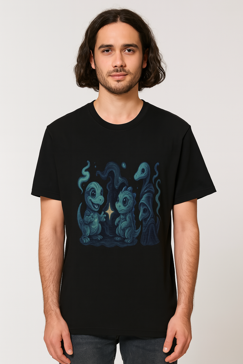 Mystic Hatchlings Unisex Tee – Fantasy Creatures, Organic Comfort