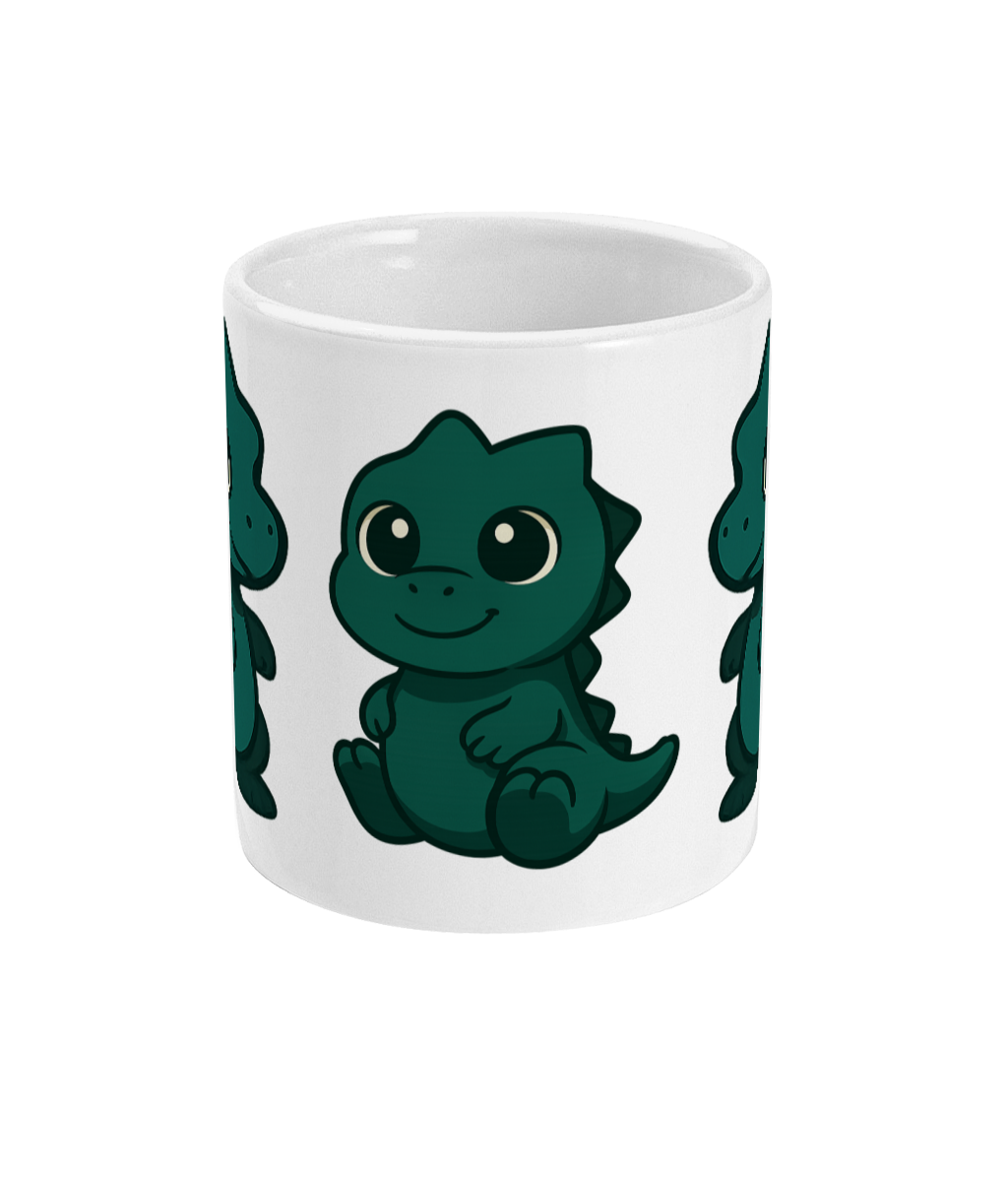 Triple Dino Mood” Ceramic Mug – 11oz