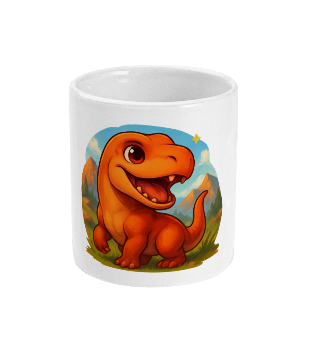 Roar & Pour: Happy Dino Mug (11oz Ceramic)