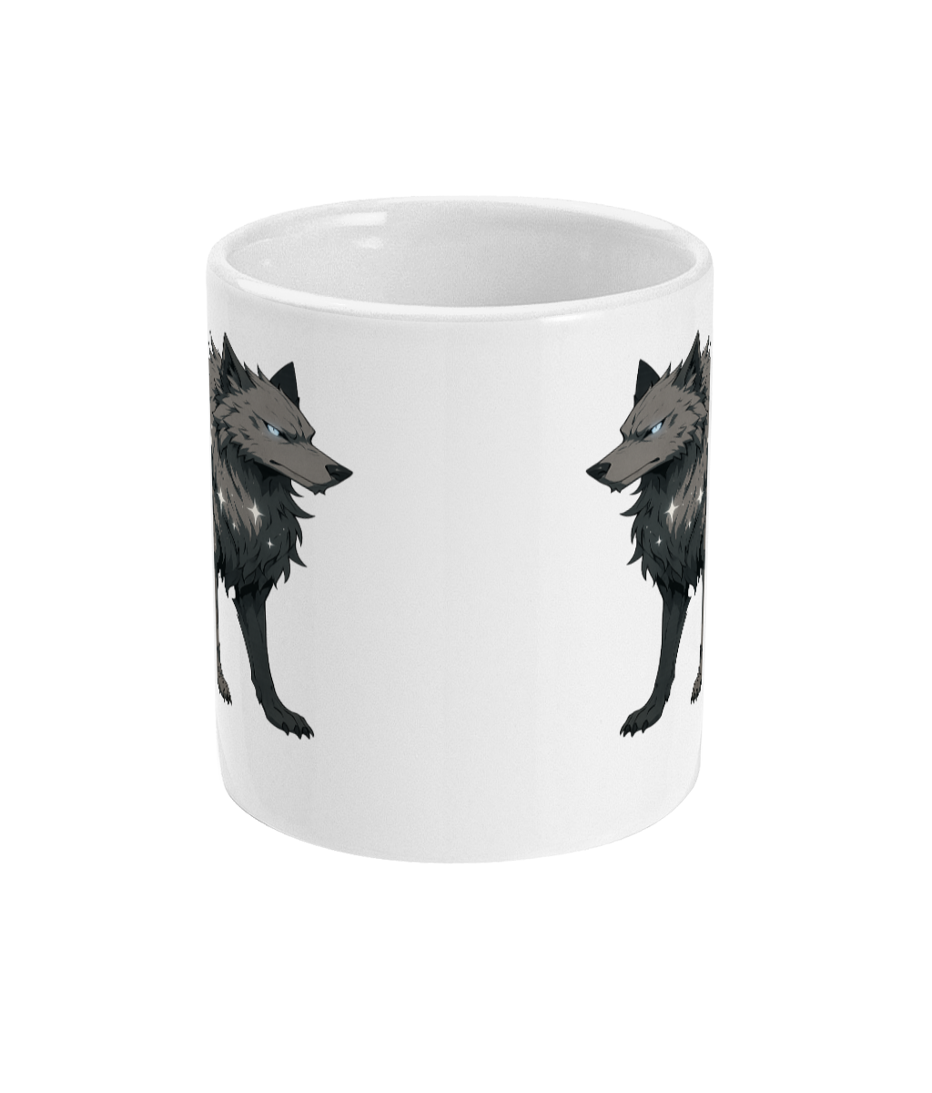 Twin Howl Ceramic Mug – Fierce Wolf Design (11oz)