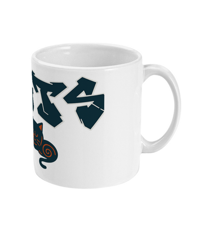CATS Graffiti 11oz Ceramic Mug