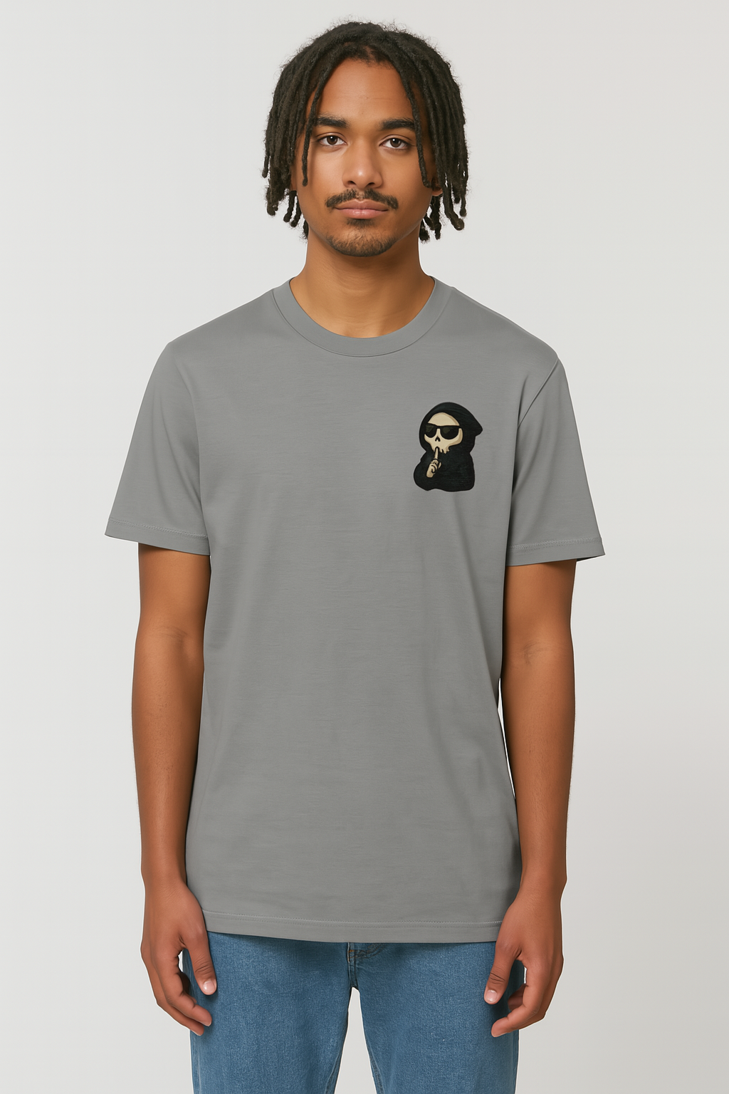 Shhh... Statement Unisex Tee – Grim Reaper Edition