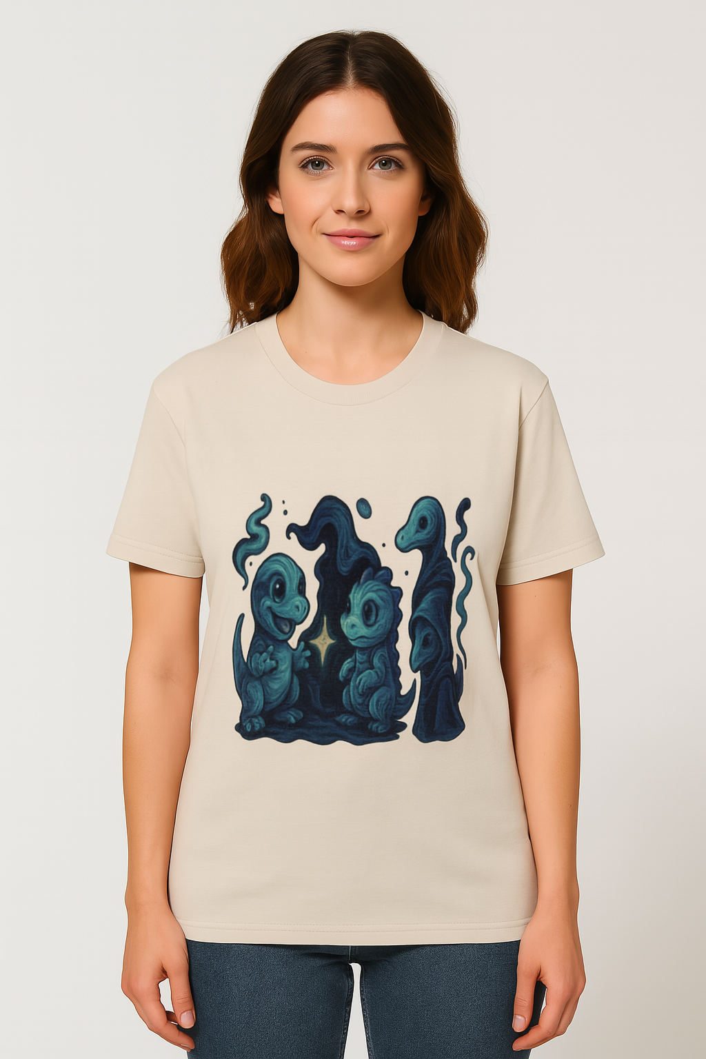 Mystic Hatchlings Unisex Tee – Fantasy Creatures, Organic Comfort