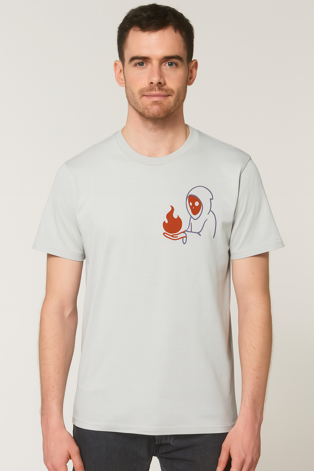 Mystic Flame Unisex Organic Cotton T-Shirt