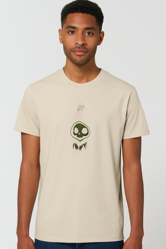 Grin Reaper Unisex Tee – Organic Cotton, Gothic Minimalism