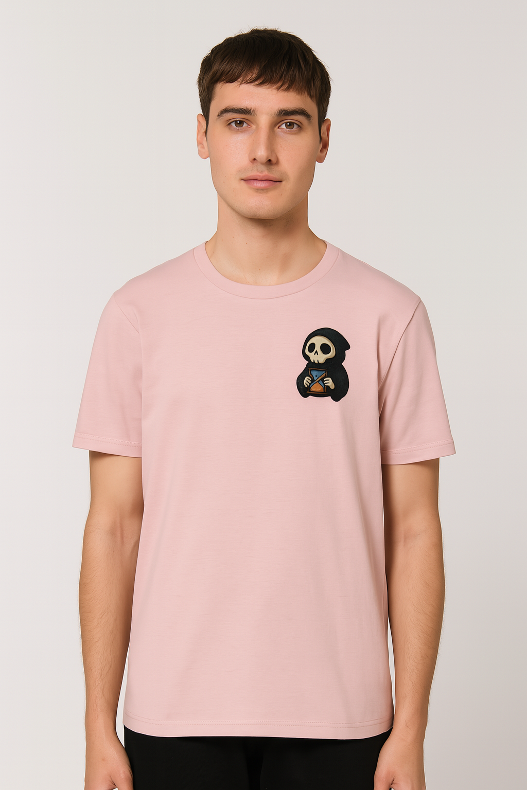 Grim Reaper Hourglass Unisex Tee – Time’s Up, Style’s On Point