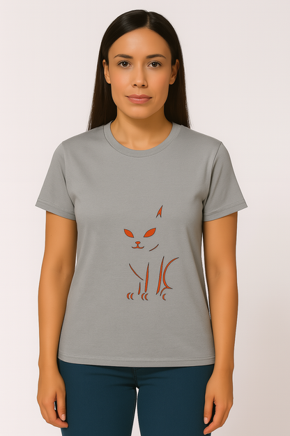 Minimalist Cat Tee