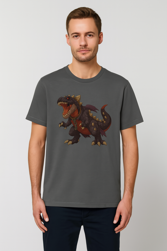 Roaring Beast T-Shirt – Organic Cotton  Fantasy Creature Graphic