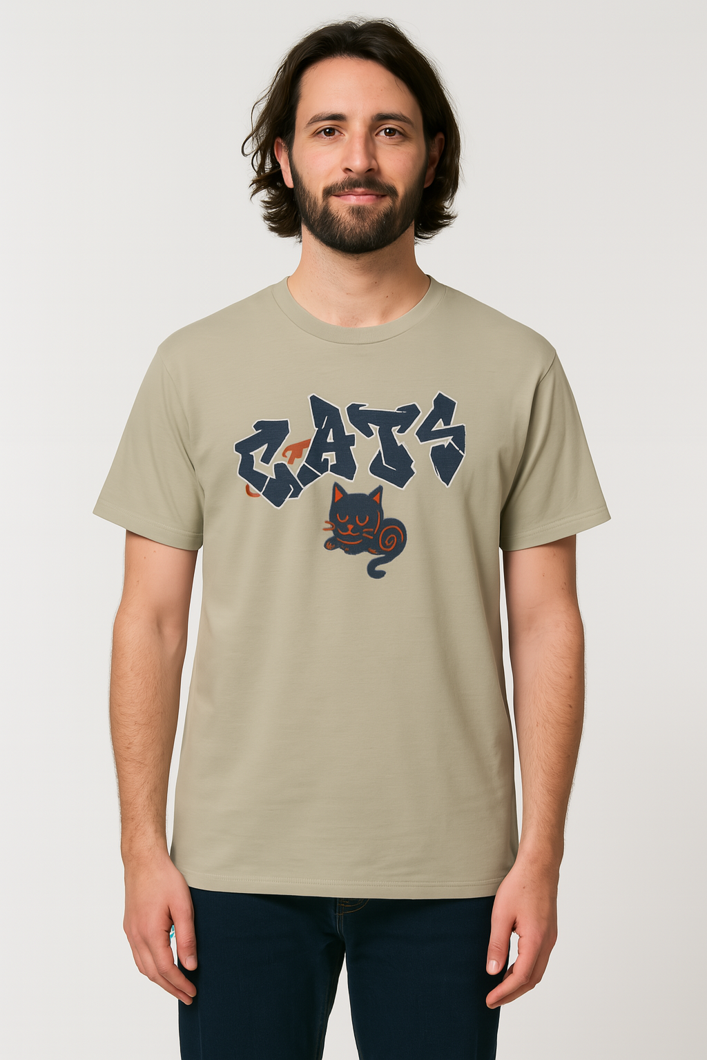 CATS Graffiti Tee – Organic Cotton  Unisex Fit