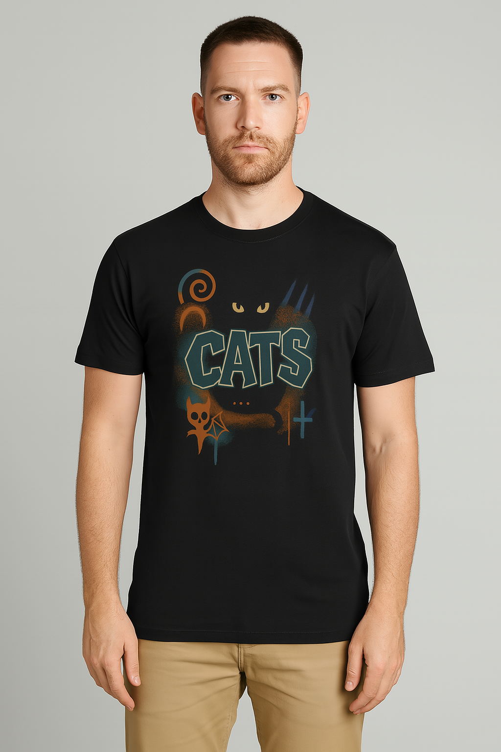 Mystic Cat Tee – Organic Cotton Unisex Fit