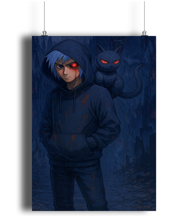 Shadowbound Anime Art Print