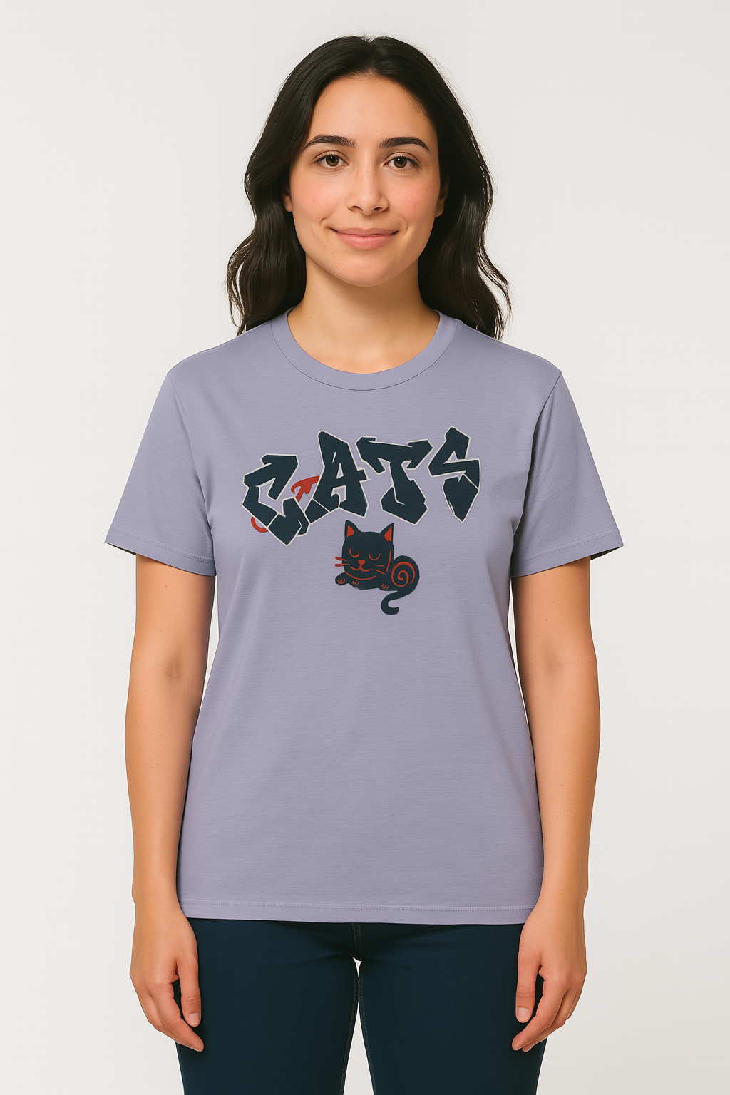 CATS Graffiti Tee – Organic Cotton  Unisex Fit