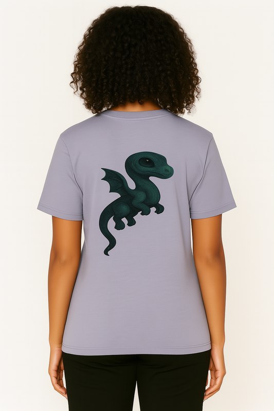 Mythborn Dragon Tee - Front, and back design – Organic Cotton Unisex Fit