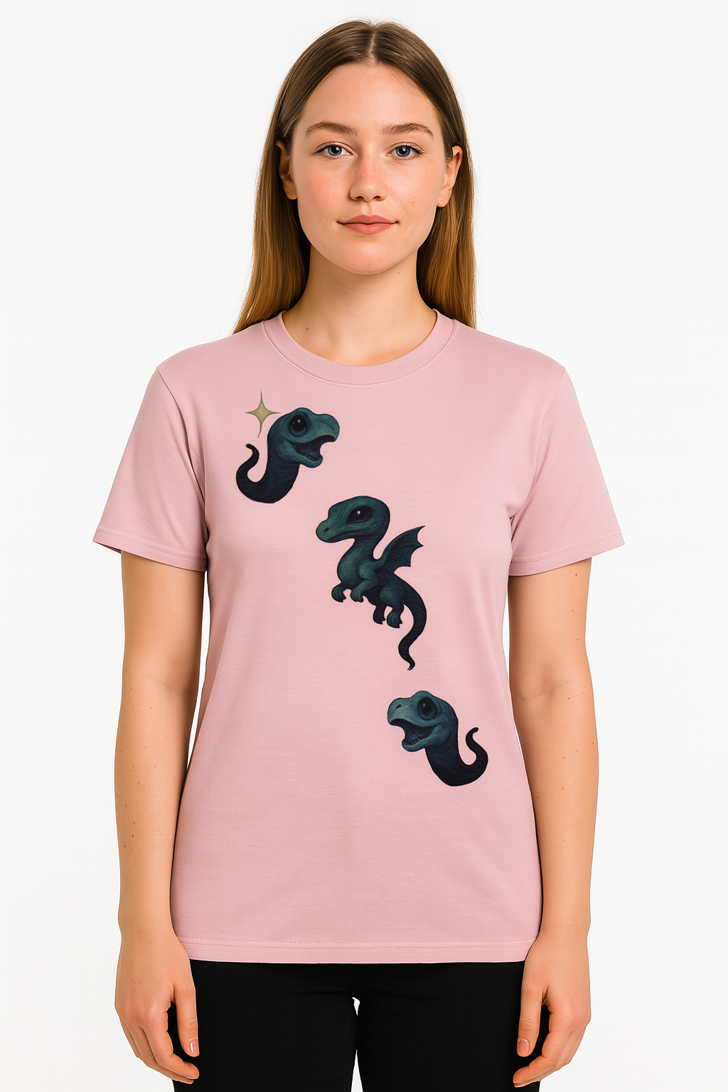 Youngling Trio Unisex Tee – Mythical Mischief in Motion